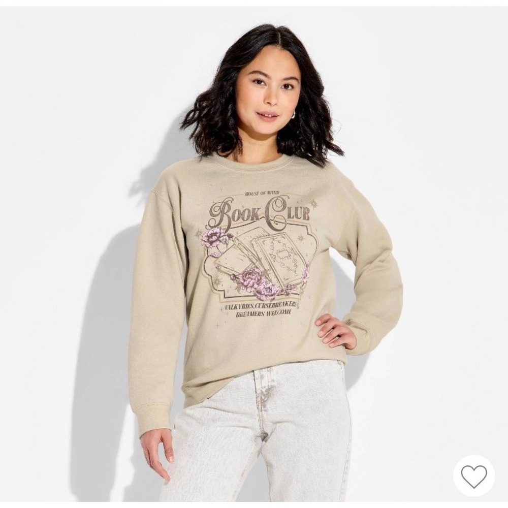 Target ACOTAR House of Wind Book Club Sweatshirt NWT Large